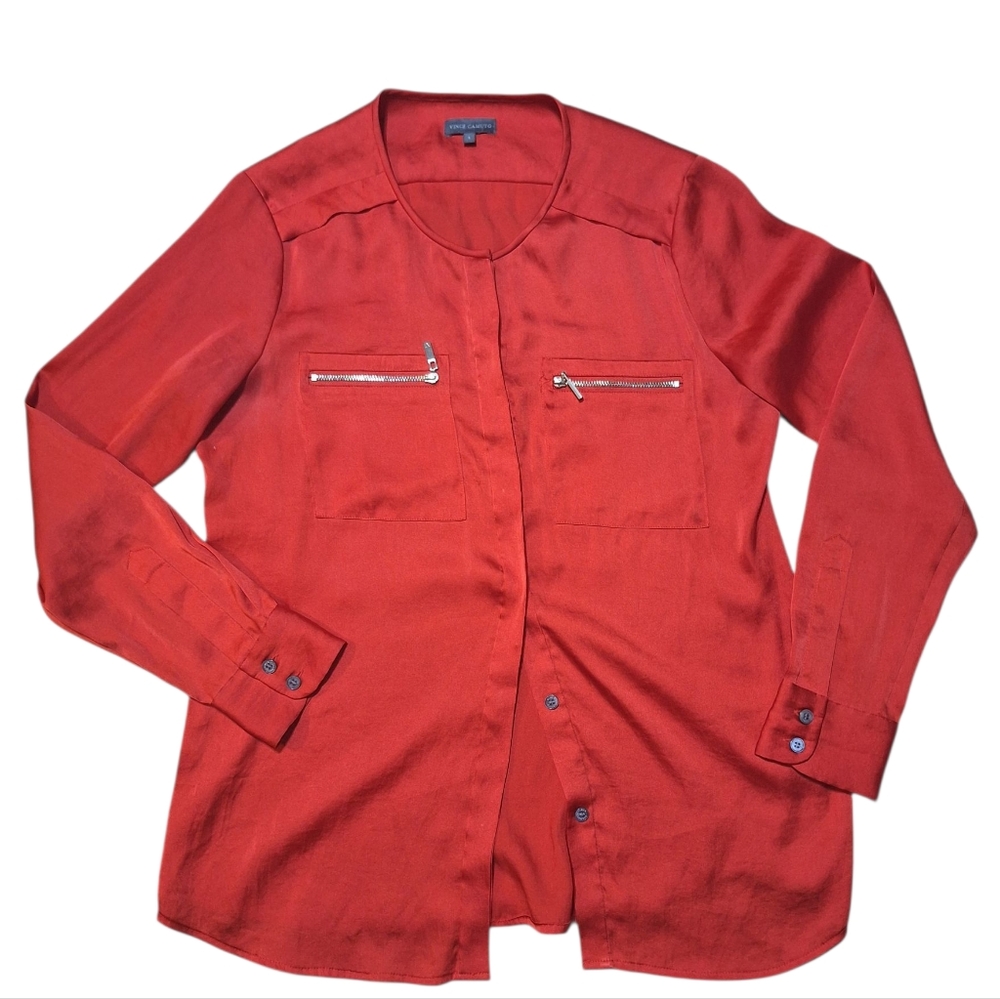 Vince Camuto Vibrant Red Top
